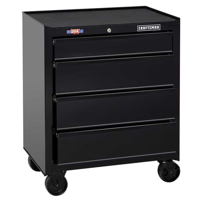 CRAFTSMAN Rolling Tool Chest - 26-in - 4 Drawers - Black