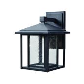 Eurofase Outdoor Wall Sconce Black 11-in, 1-Light