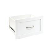 ClosetMaid SuiteSymphony 16-in W x 10-in H Pure White Shaker-Style Deep Drawer with Soft-Close Glides