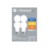 Ampoules blanc doux à DEL de 40W A19 de GE, paquet de 4