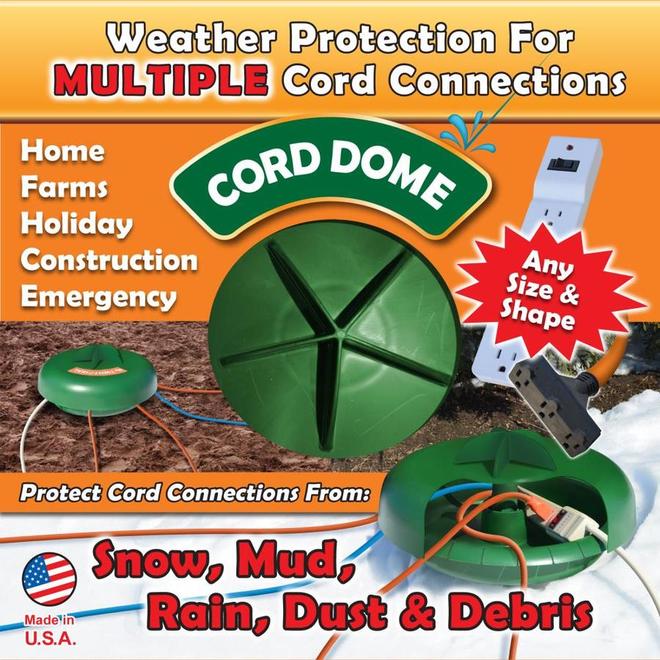 Twist-N-Seal Plastic Cord Dome Cover