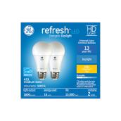 GE Relax Soft White HD 100W Replacement LED General Purpose A19 Light Bulbs