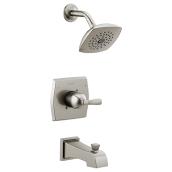 Delta Flynn Stainless Steel 1-Handle Bathtub and Shower Faucet with Valve