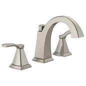 Delta Flynn 2-Handle Widespread Bathroom Sink Faucet - Metal 8-in Stainless Steel