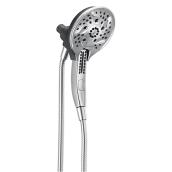 Delta 2-in-1 Round Shower Head with H2Okinetic Technology - 6-in - 1.75 GPM