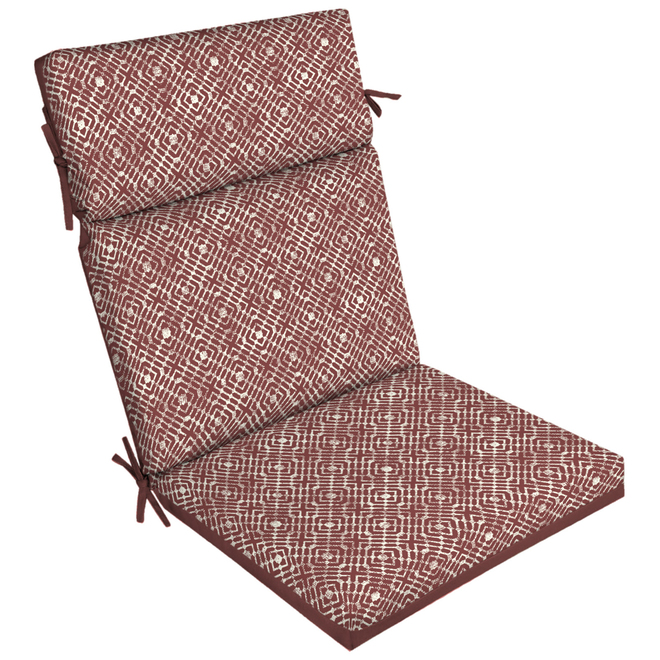 Style Selections High Back Patio Chair Cushion Trellis 44 In X 21   41537495 L 