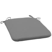 Bazik 18-in L x 19-in W Grey Olefin Outdoor Seat Cushion