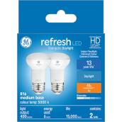 GE Refresh HD Daylight 40W Replacement Indoor Floodlight R16 Light Bulbs (2-Pack)