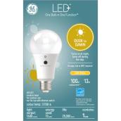 GE LED+ Dusk to Dawn Soft White 100W Replacement LED General Purpose A21 Light Bulb (1-Pack)