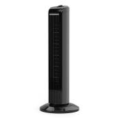 Utilitech Oscillation Tower Fan - Plastic 28-in 3-Speeds Black