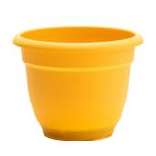 Jardinière classique Bloem Ariana en résine, 12 po, jaune