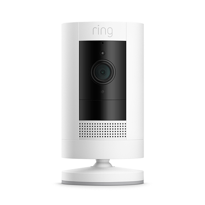 Ring Stick Up Camera - 1080p HD - White