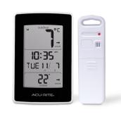 Thermomètre numérique AcuRite intérieur et extérieur avec horloge