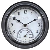 AcuRite 8.5 -in Indoor/Outdoor Clock with Thermometer