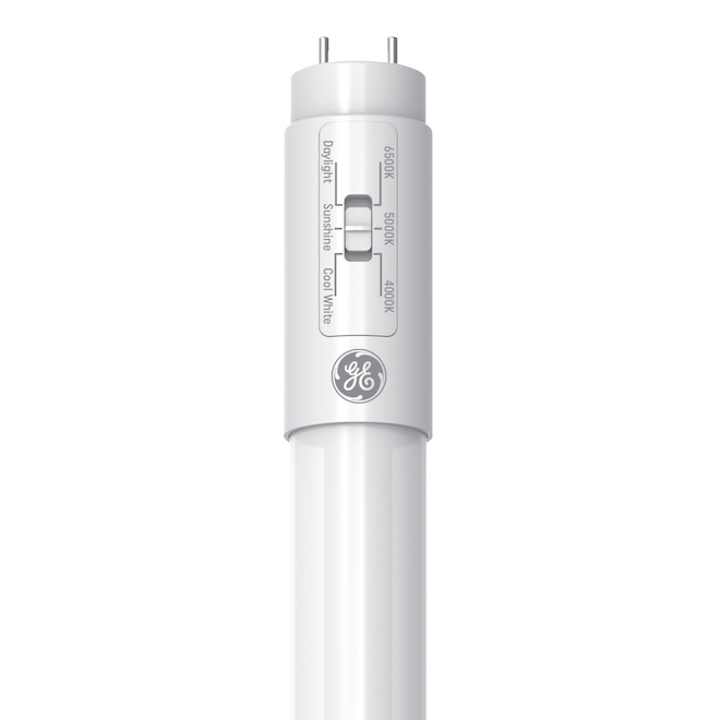 GE 48-in 32 W T8A White LED Fluorescent Tube - 2/Pk