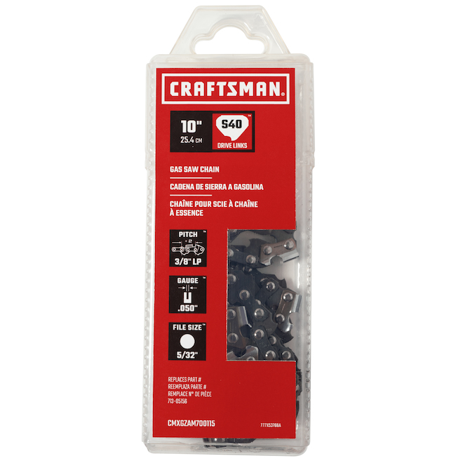 Chaîne pour scie à chaîne, CRAFTSMAN S40 10 po