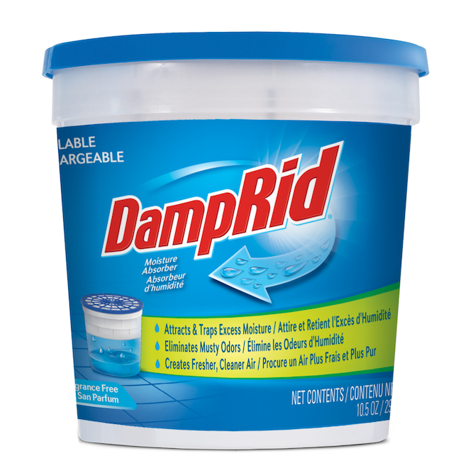 DampRid Refillable Frangrance Free Moisture Absorber - 10.5 oz