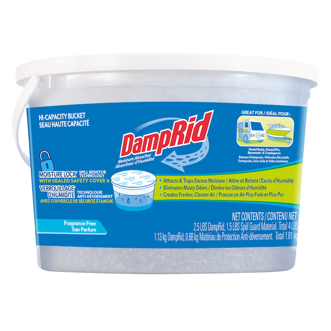 DampRid Hi-Capacity 4-lb Bucket Moisture Absorber