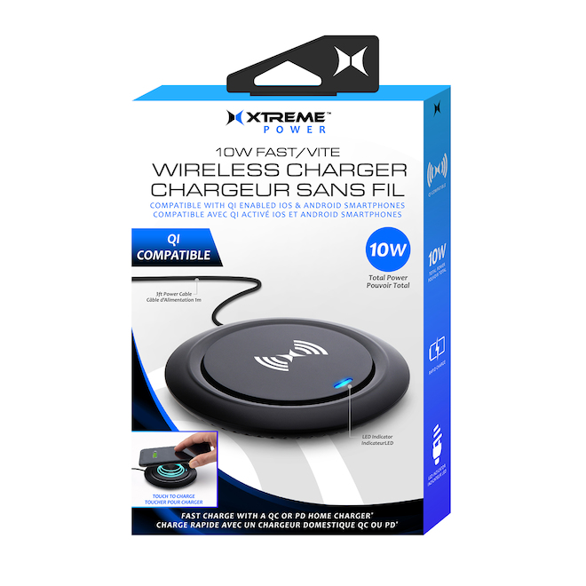 XTREME Wireless Fast Charger 10 W IOS and Andoid