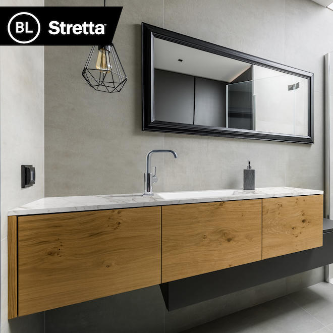 Bélanger Laminés 30 L x 1.13-in W White Laminate Marble End Cap Kit