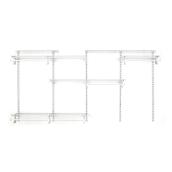 ClosetMaid ShelfTrack White Closet Shelf Kit - 5-8-ft