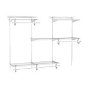 ClosetMaid ShelfTrack White Closet Shelf Kit - 4-6-ft