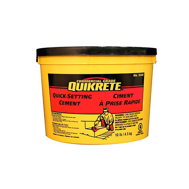 Ciment à prise rapide Quikrete, 4,5 kg