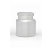 Moda at Home Spa Frosted Glass Cotton Jar