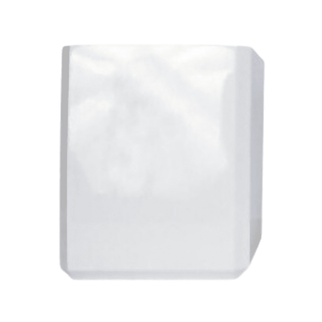 Moda at Home Kavala Resin Glossy White Waste Basket