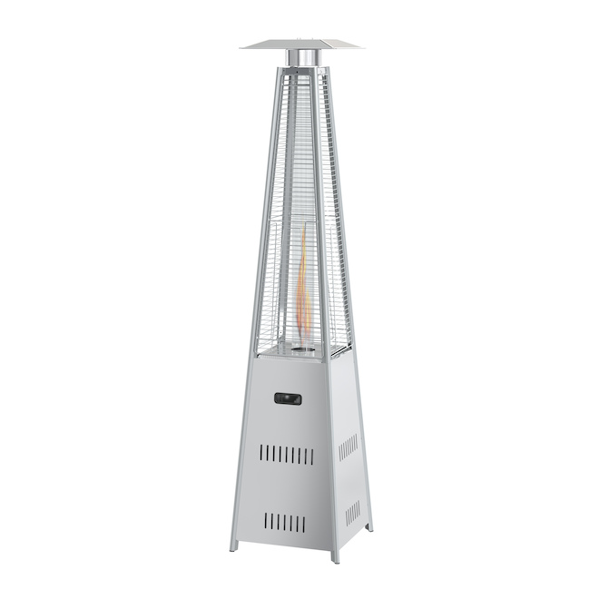 Style Selections Stainless Steel 42 000 BTU Patio Heater