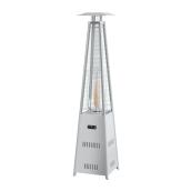 Style Selections 42,000-BTU Stainless Steel Propane Free-standing Patio Heater