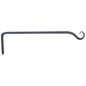 Hook Forged Rustic- Straight - 15'' - Black