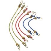 Keeper Mini Bungee Cords with Hook - 6-Pack