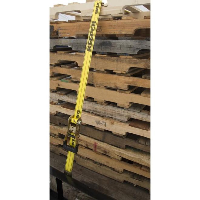 Keeper 2-in x 27-ft Ratchet Tie-Down with J Hooks