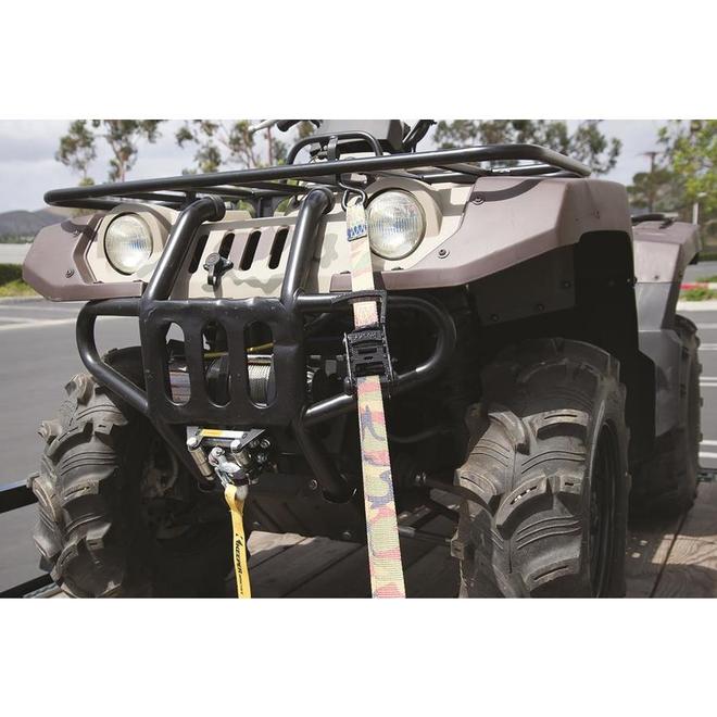 Keeper 1-1/4-in x 16-ft Ratchet Tie-Down 2/pk