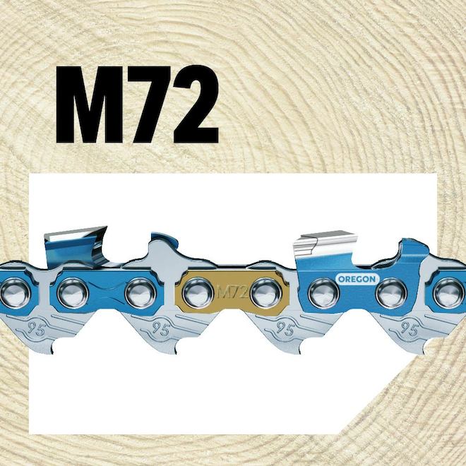 Oregon M72 SpeedCut Replacement Saw Chain - 0.325-in Pitch - 0.05-in Gauge - 18-in Bar Length