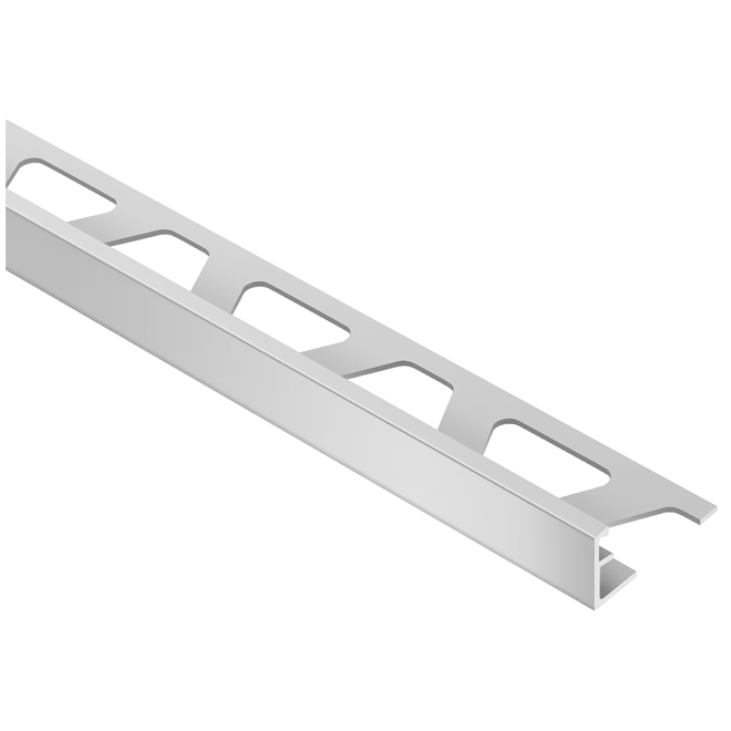 Tile Edge - Aluminum - 3/8" x 8' - Satin Silver