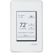 Schluter Systems Ditra-Heat 3.5-in x 6-in White PVC Touch Screen Thermostat