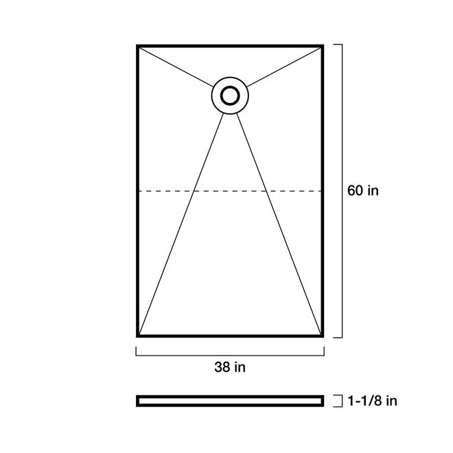 Schluter Systems Kerdi Orange Polystyrène Shower Base