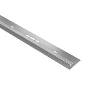 Schluter Systems VINPRO-STEP Tile Edge - 0.188-in - Brushed Chrome