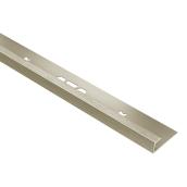 Schluter Systems VINPRO-S Tile Edge - 0.25-in - Brushed Nickel