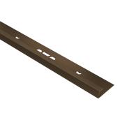Schluter Systems VINPRO-S Tile Edge - 0.188-in - Brushed Antique Bronze
