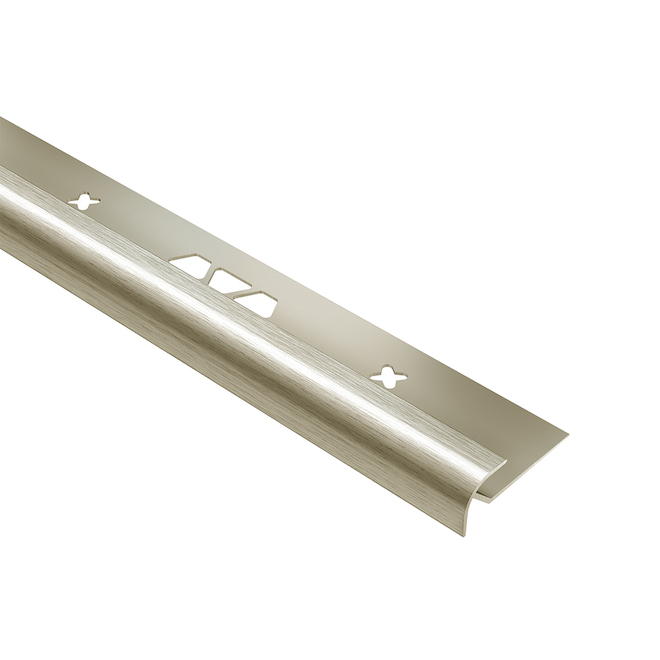 Moulure de tuile Schluter Systems VINPRO-RO, 0,156 po, nickel brossé