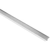 Schluter Systems VINPRO-T Tile Edge - 0.53-in - Brushed Chrome