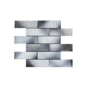 Carreaux de mosaïque en pierre naturelle pour sol et mur en brique de lave de 12 po x 12 po