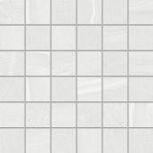 Faber Kirkby Matte White Porcelain Tile Mosaic - 12 x 12-in