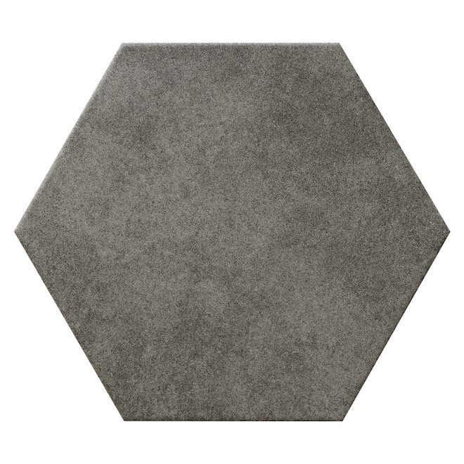 Faber Antic 10-in x 11-in x 9-mm Matte Grafito Grey Porcelain Tiles - 18/box