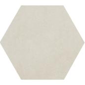 Faber Antic Porcelain Floor and Wall Tile - 10-in x 11-in - Crema