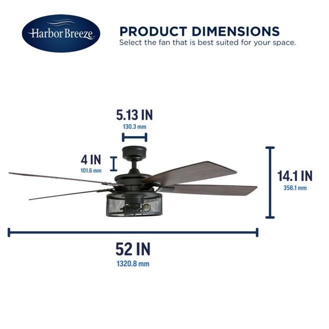 Harbor breeze deals ceiling fan manual