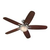 Ventilateur de plafond 56 po Grand Bay de Harbor Breeze, nickel